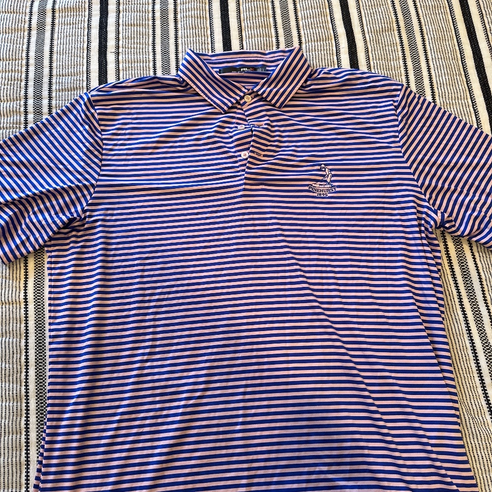 Large Blue & Pink Ralph Lauren RLX golf polo